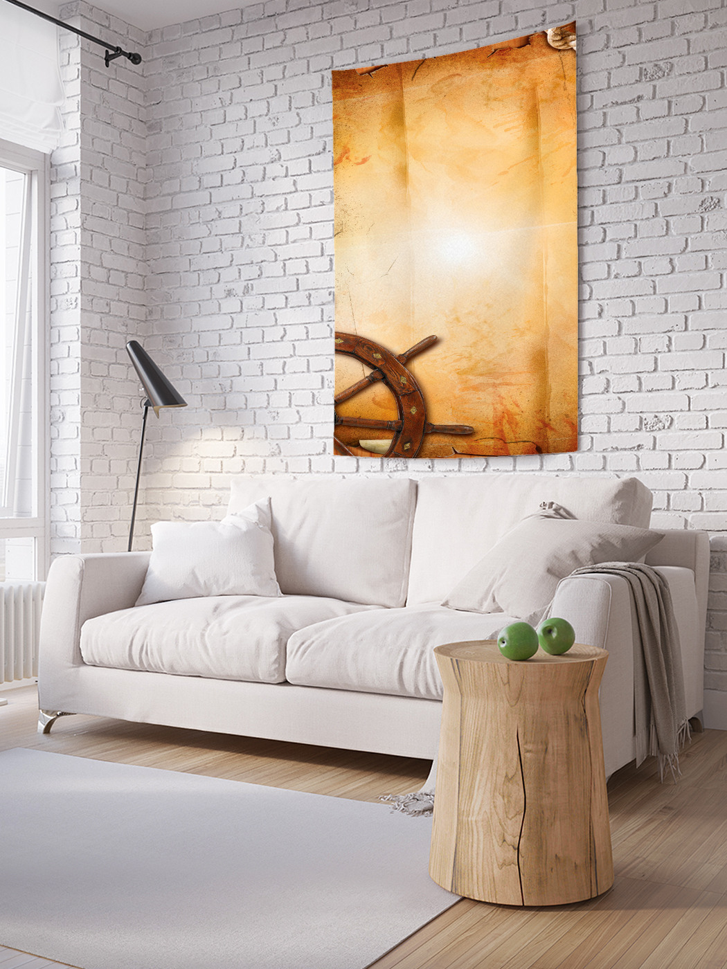 Вертикальное фотопанно на стену JoyArty Штурвал на пергаменте 150x200 см, Штурвал на пергаменте
Вертикальное фотопанно на стену JoyArty Штурвал на пергаменте 150x200 см, Штурвал на пергаменте