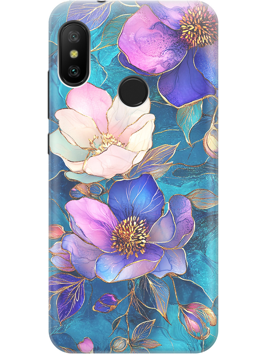 Силиконовый чехол на Xiaomi Mi A2 Lite / Redmi 6 Pro с принтом "Фиолетовые цветы и листья", Прозрачный;белый;синий, 718586923
Силиконовый чехол на Xiaomi Mi A2 Lite / Redmi 6 Pro с принтом "Фиолетовые цветы и листья", Прозрачный;белый;синий, 718586923