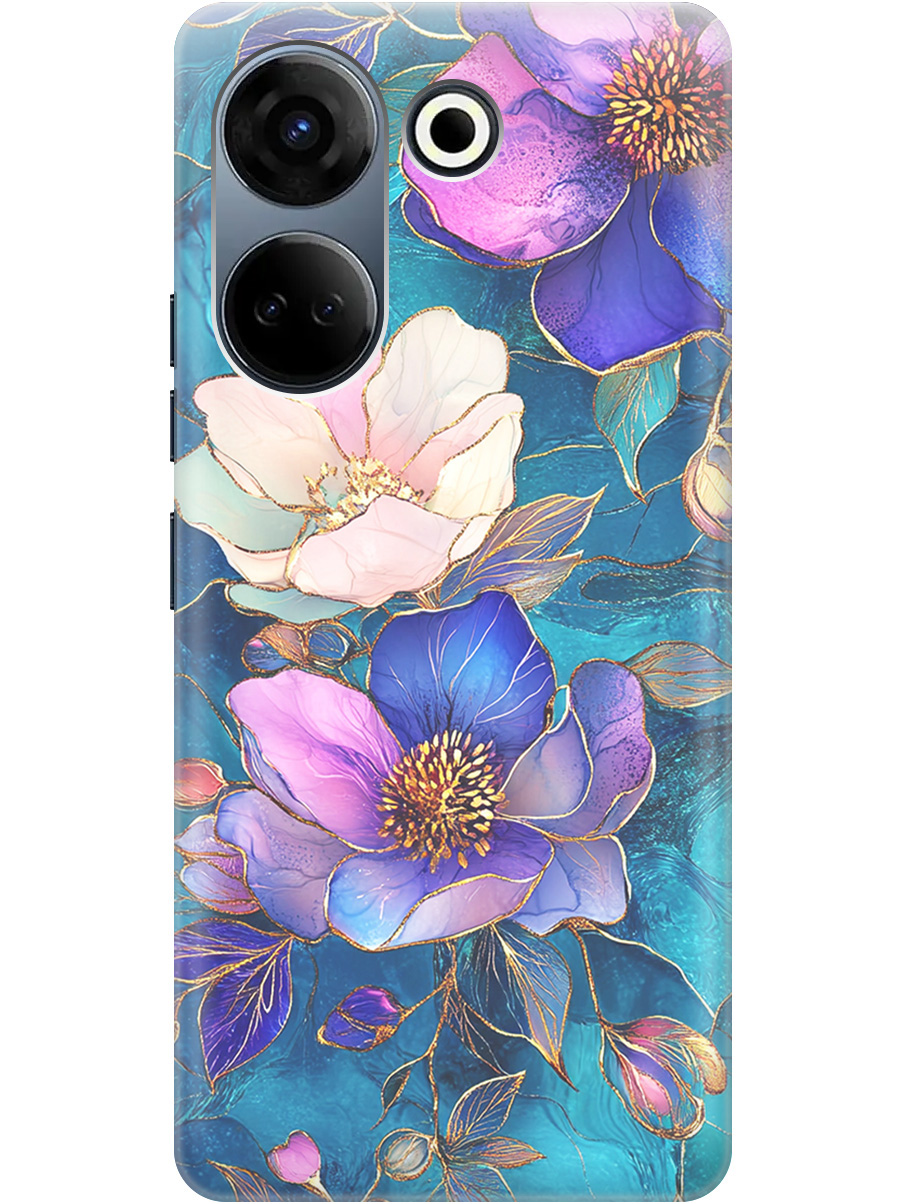 Силиконовый чехол на Tecno Camon 20 / 20 Pro с принтом "Фиолетовые цветы и листья", Прозрачный;белый;синий, 772566023
Силиконовый чехол на Tecno Camon 20 / 20 Pro с принтом "Фиолетовые цветы и листья", Прозрачный;белый;синий, 772566023