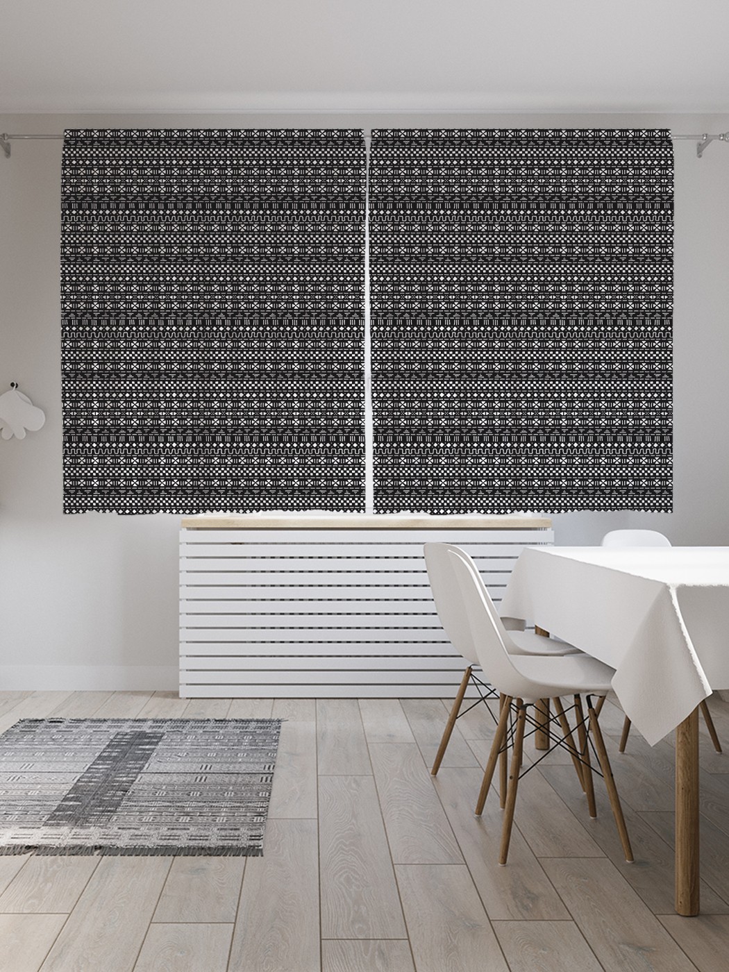 Классические шторы JoyArty "Этнический монохром", серия Oxford DeLux, 2 полотна 145x180 см, Этнический монохром
Классические шторы JoyArty "Этнический монохром", серия Oxford DeLux, 2 полотна 145x180 см, Этнический монохром