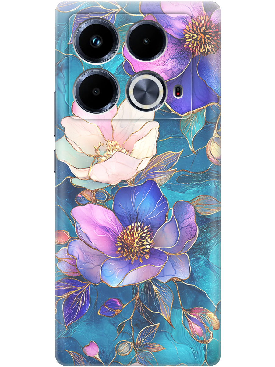 Силиконовый чехол на Infinix Note 40 с принтом "Фиолетовые цветы и листья", Прозрачный;белый;синий, 782626423
Силиконовый чехол на Infinix Note 40 с принтом "Фиолетовые цветы и листья", Прозрачный;белый;синий, 782626423