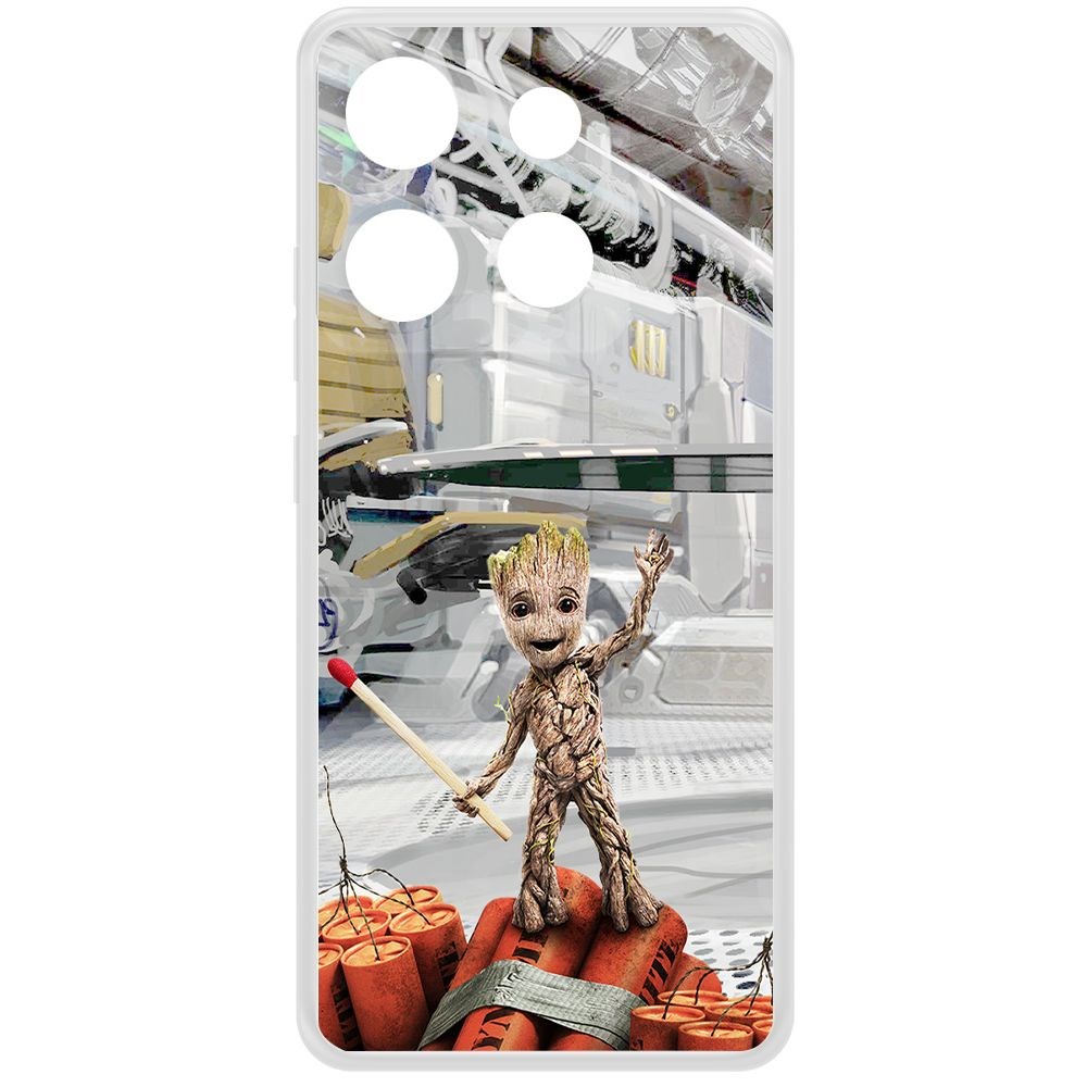 Чехол-накладка Krutoff Clear Case Стражи Галактики. Малыш Грут для INFINIX Smart 7 HD, Прозрачный
Чехол-накладка Krutoff Clear Case Стражи Галактики. Малыш Грут для INFINIX Smart 7 HD, Прозрачный