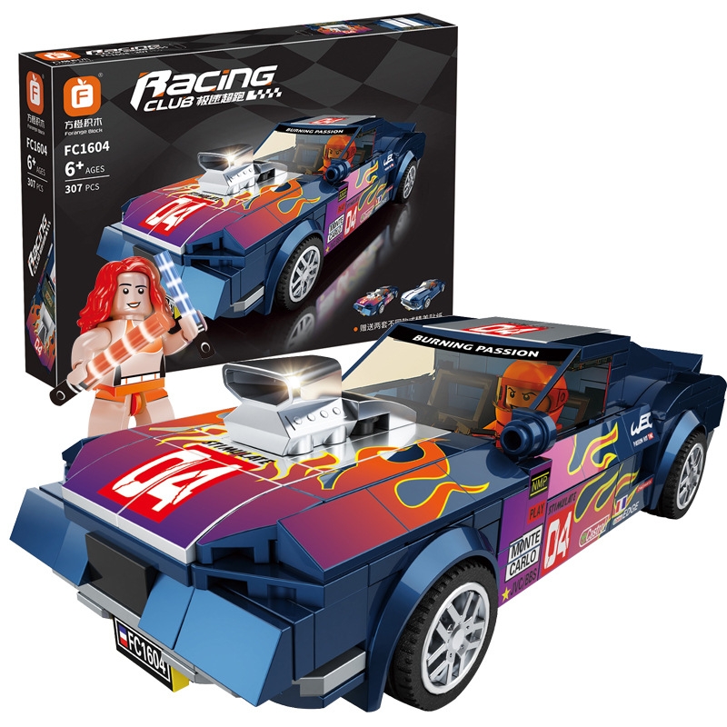 Конструктор Forange Block Racing Club FC1604 Гоночный автомобиль Форд Мустанг GT, Гоночный автомобиль Форд Мустанг GT
Конструктор Forange Block Racing Club FC1604 Гоночный автомобиль Форд Мустанг GT, Гоночный автомобиль Форд Мустанг GT