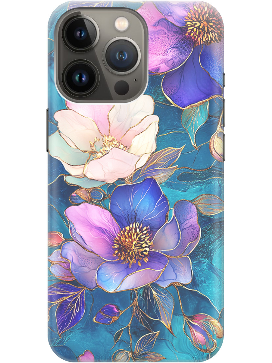 Силиконовый чехол на Apple iPhone 13 Pro Max с принтом "Фиолетовые цветы и листья", Прозрачный;белый;синий, 732247323
Силиконовый чехол на Apple iPhone 13 Pro Max с принтом "Фиолетовые цветы и листья", Прозрачный;белый;синий, 732247323