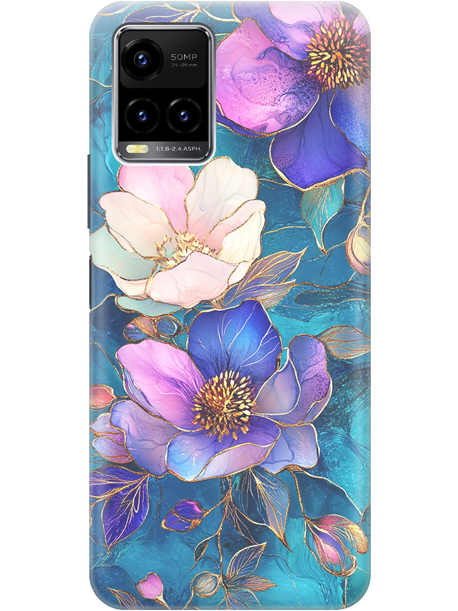 Силиконовый чехол на Vivo Y21 / Y21s / Y33s с принтом "Фиолетовые цветы и листья", Прозрачный;белый;синий, 743438223
Силиконовый чехол на Vivo Y21 / Y21s / Y33s с принтом "Фиолетовые цветы и листья", Прозрачный;белый;синий, 743438223