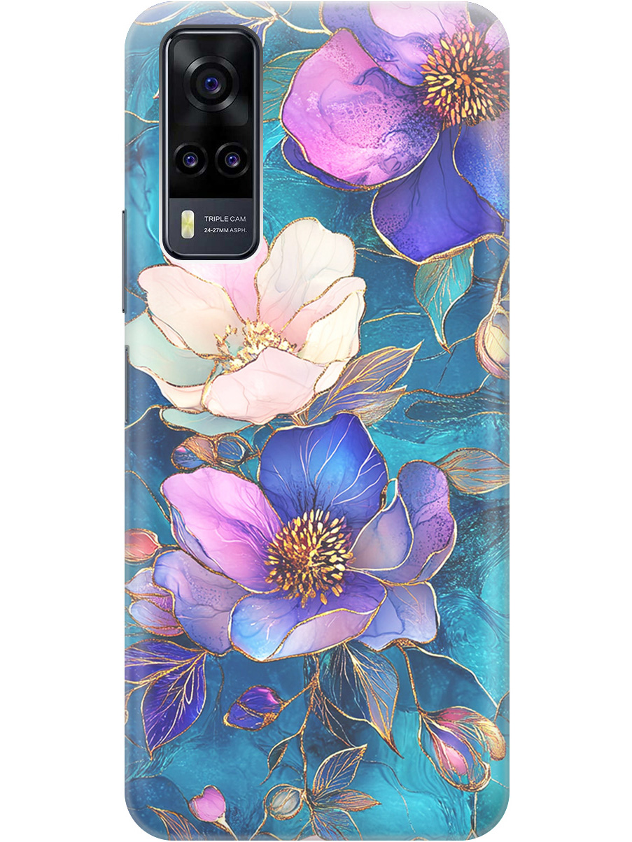 Силиконовый чехол на Vivo Y31 / Y53s 4G / Y51 2020 с принтом "Фиолетовые цветы и листья", Прозрачный;белый;синий, 743438323
Силиконовый чехол на Vivo Y31 / Y53s 4G / Y51 2020 с принтом "Фиолетовые цветы и листья", Прозрачный;белый;синий, 743438323