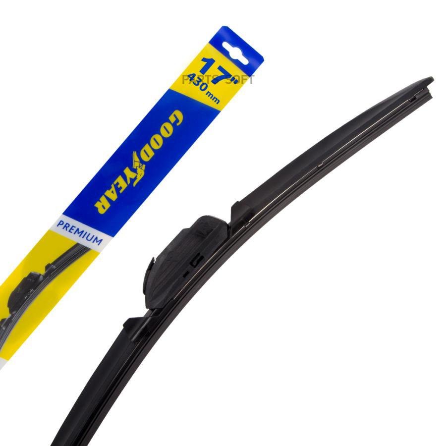 Щетка Стеклоочистителя Бескаркасная Goodyear 17"/430 Мм Premium Всесезонная 8 Переходников
Щетка Стеклоочистителя Бескаркасная Goodyear 17"/430 Мм Premium Всесезонная 8 Переходников