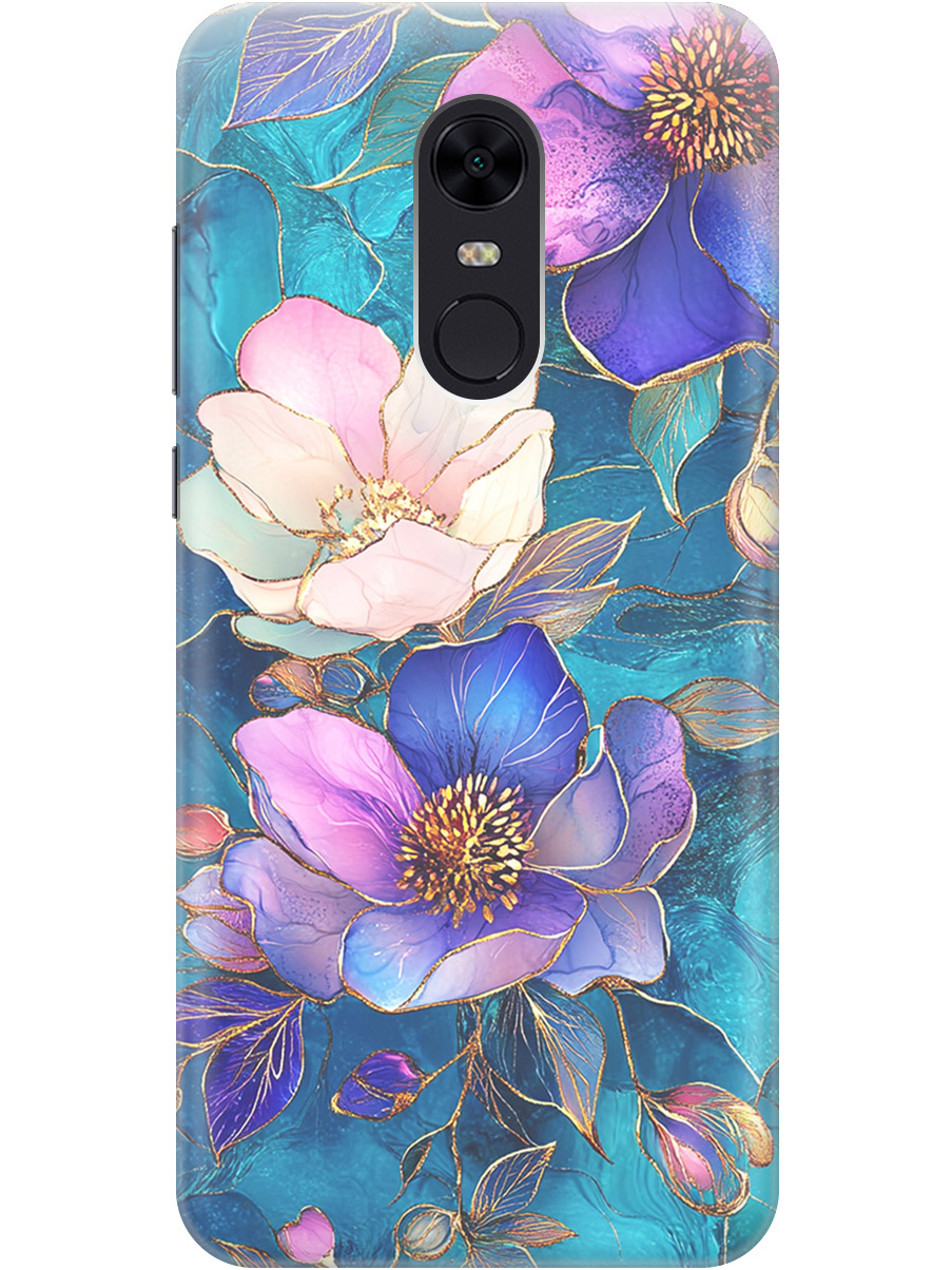 Силиконовый чехол на Xiaomi Redmi 5 Plus с принтом "Фиолетовые цветы и листья", Прозрачный;белый;синий, 717097523
Силиконовый чехол на Xiaomi Redmi 5 Plus с принтом "Фиолетовые цветы и листья", Прозрачный;белый;синий, 717097523