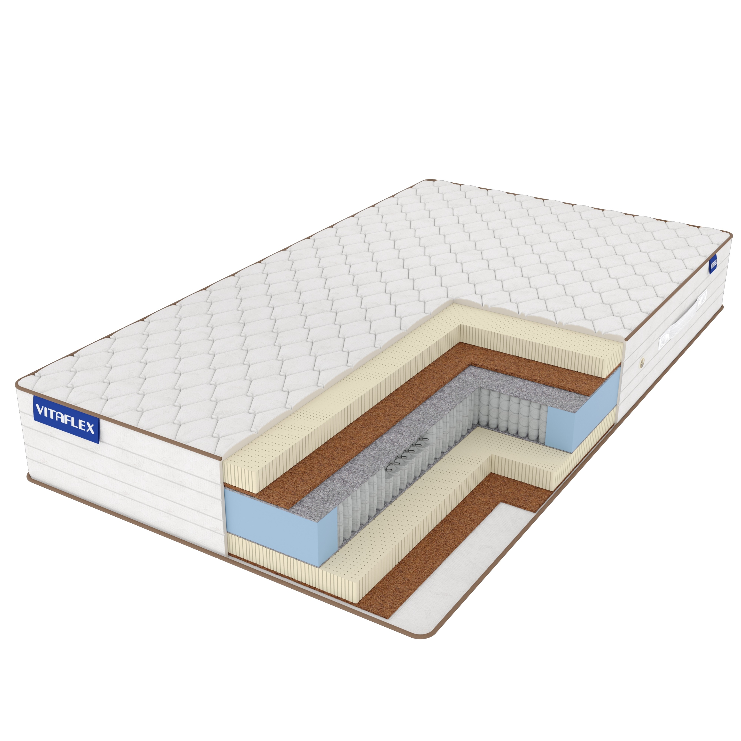 Матрас Vitaflex Elite Easy S1000 120х195, Белый, Easy S1000 
Матрас Vitaflex Elite Easy S1000 120х195, Белый, Easy S1000