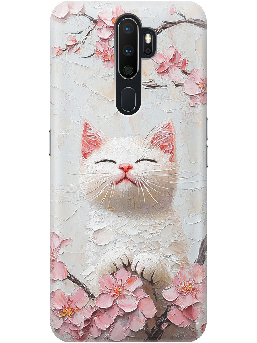 Силиконовый чехол на Oppo A5 (2020) / A9 (2020) с принтом "Котик и сакура", Прозрачный;белый;розовый, 726151312
Силиконовый чехол на Oppo A5 (2020) / A9 (2020) с принтом "Котик и сакура", Прозрачный;белый;розовый, 726151312