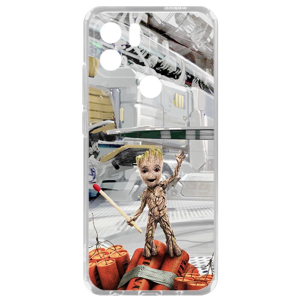 Чехол-накладка Krutoff Clear Case Стражи Галактики. Малыш Грут для Xiaomi Poco C51, Прозрачный
Чехол-накладка Krutoff Clear Case Стражи Галактики. Малыш Грут для Xiaomi Poco C51, Прозрачный