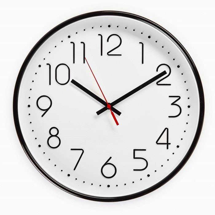Часы настенные, серия: Классика, плавный ход, d-30.5 см, черные
Часы настенные, серия: Классика, плавный ход, d-30.5 см, черные
