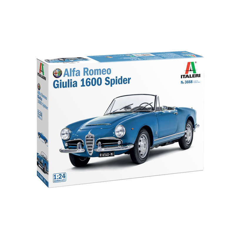 Сборная модель Italeri Итальянский автомобиль Alfa Romeo Giulia 1600 Spider 3668, Alfa Romeo Giulia 1600 Spider
Сборная модель Italeri Итальянский автомобиль Alfa Romeo Giulia 1600 Spider 3668, Alfa Romeo Giulia 1600 Spider