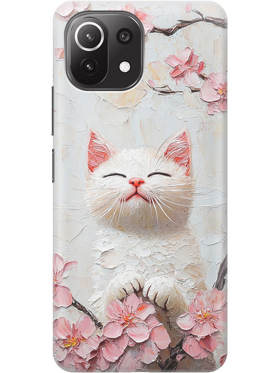 Силиконовый чехол на Xiaomi Mi 11 Lite / 11 Lite 5G с принтом "Котик и сакура", Прозрачный;белый;розовый, 725173312
Силиконовый чехол на Xiaomi Mi 11 Lite / 11 Lite 5G с принтом "Котик и сакура", Прозрачный;белый;розовый, 725173312