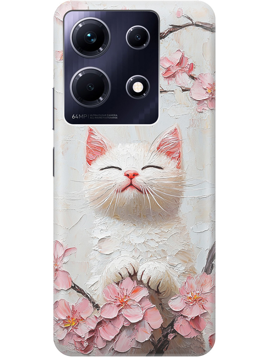 Силиконовый чехол на Infinix Note 30 с принтом "Котик и сакура", Прозрачный;белый;розовый, 773943712
Силиконовый чехол на Infinix Note 30 с принтом "Котик и сакура", Прозрачный;белый;розовый, 773943712