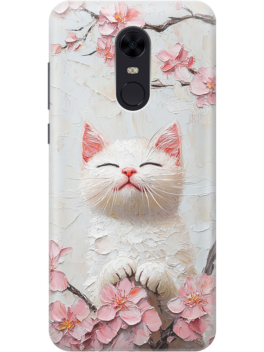 Силиконовый чехол на Xiaomi Redmi 5 Plus с принтом "Котик и сакура", Прозрачный;белый;розовый, 717097512
Силиконовый чехол на Xiaomi Redmi 5 Plus с принтом "Котик и сакура", Прозрачный;белый;розовый, 717097512