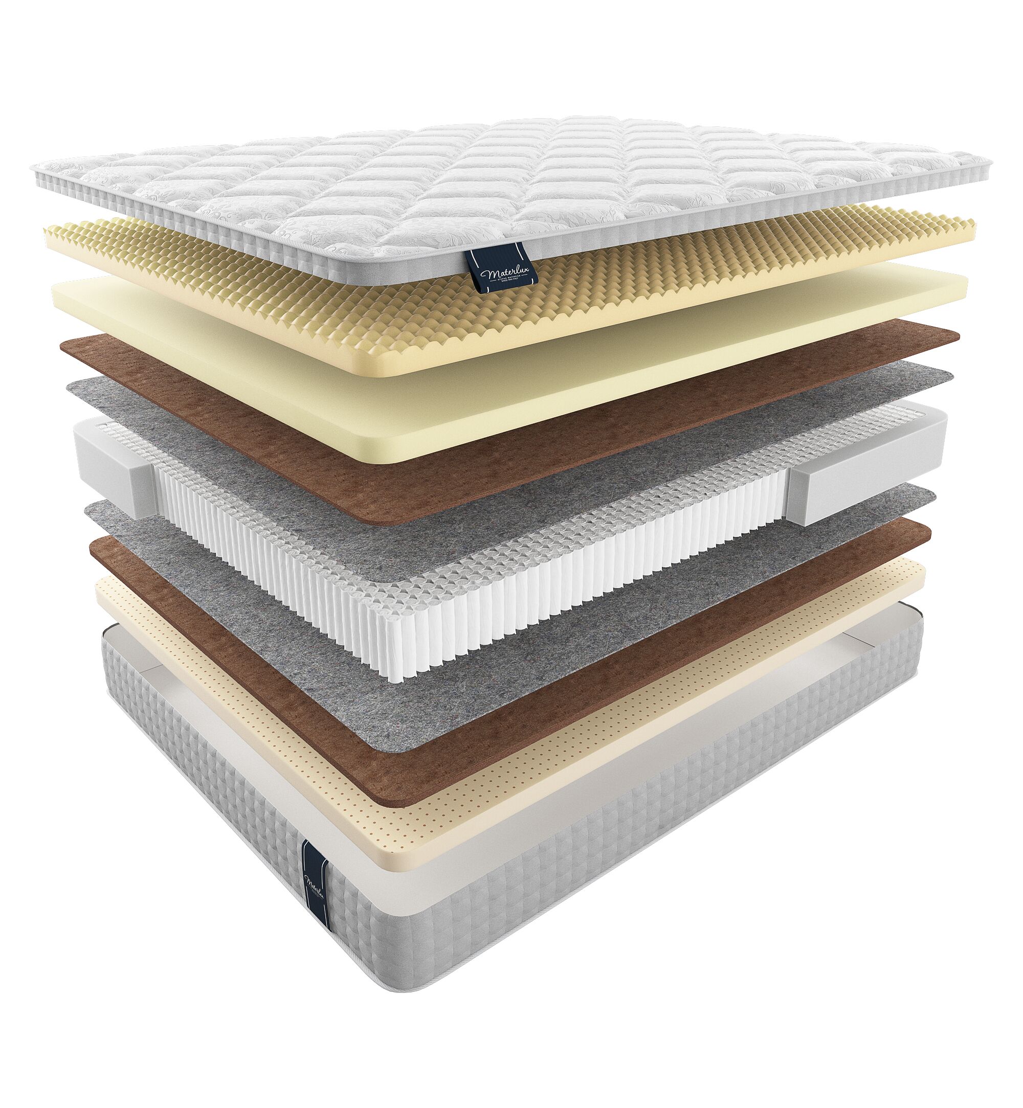 Матрас Materlux Premium Monika 110х215, Бежевый;белый;серый;серебристый, Monika
Матрас Materlux Premium Monika 110х215, Бежевый;белый;серый;серебристый, Monika