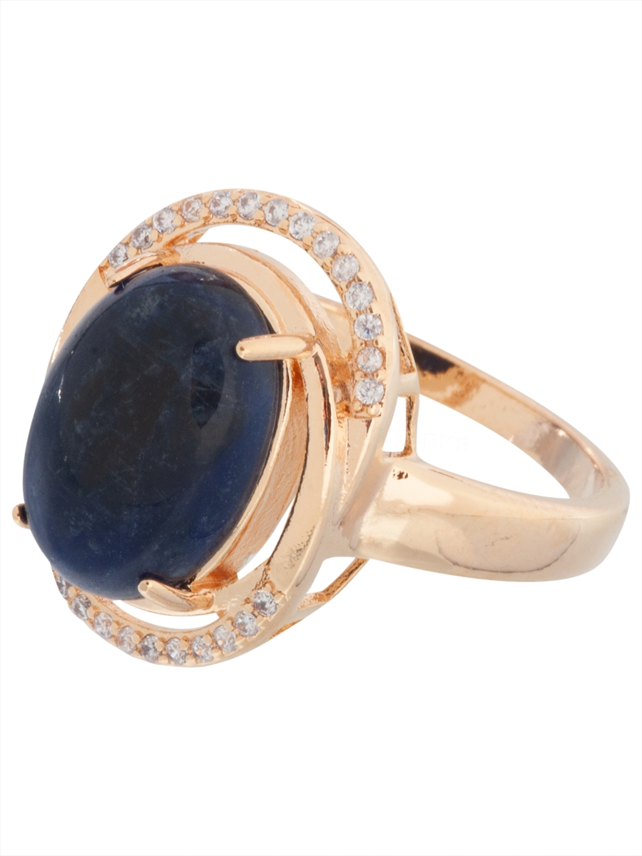 Кольцо из бижутерного сплава р. 19 Lotus Jewelry 3043R-22SOD, содалит/циркон, 3043R-22SOD
Кольцо из бижутерного сплава р. 19 Lotus Jewelry 3043R-22SOD, содалит/циркон, 3043R-22SOD