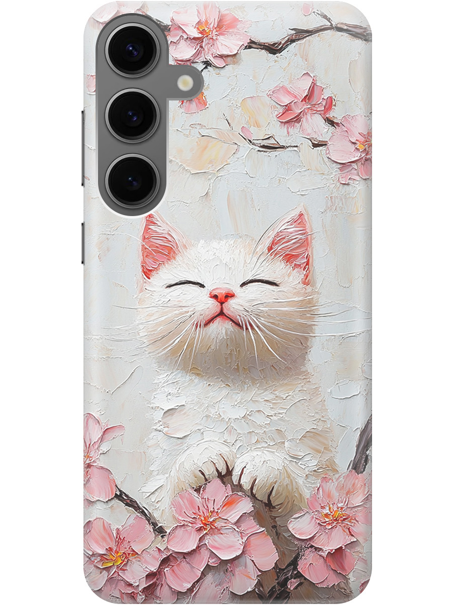 Силиконовый чехол на Samsung Galaxy S24+ с принтом "Котик и сакура", Прозрачный;белый;розовый, 779824612
Силиконовый чехол на Samsung Galaxy S24+ с принтом "Котик и сакура", Прозрачный;белый;розовый, 779824612