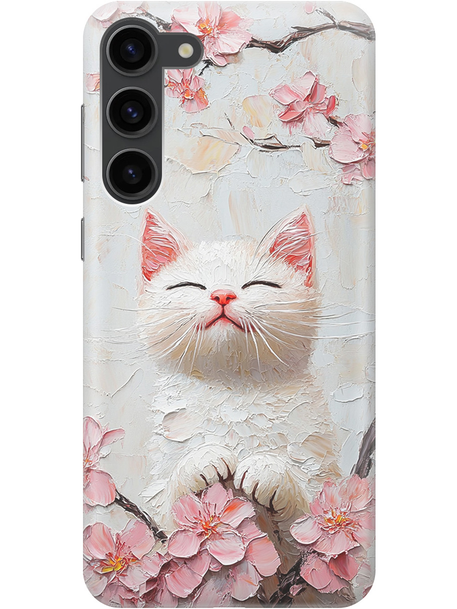 Силиконовый чехол на Samsung Galaxy S23+ с принтом "Котик и сакура", Прозрачный;белый;розовый, 767959312
Силиконовый чехол на Samsung Galaxy S23+ с принтом "Котик и сакура", Прозрачный;белый;розовый, 767959312
