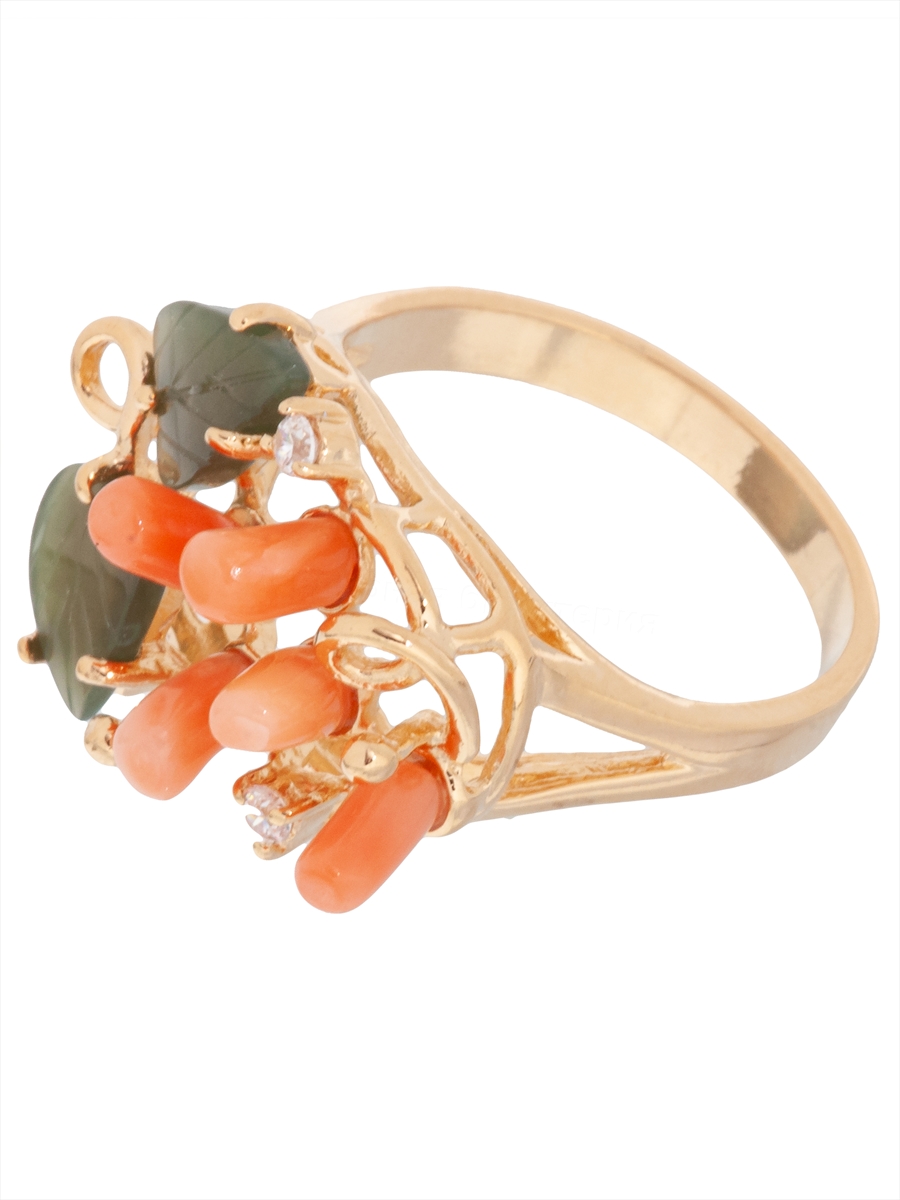 Кольцо из бижутерного сплава р. 19 Lotus Jewelry 82R-02tb-ja, коралл/циркон, 82R-02tb-ja
Кольцо из бижутерного сплава р. 19 Lotus Jewelry 82R-02tb-ja, коралл/циркон, 82R-02tb-ja