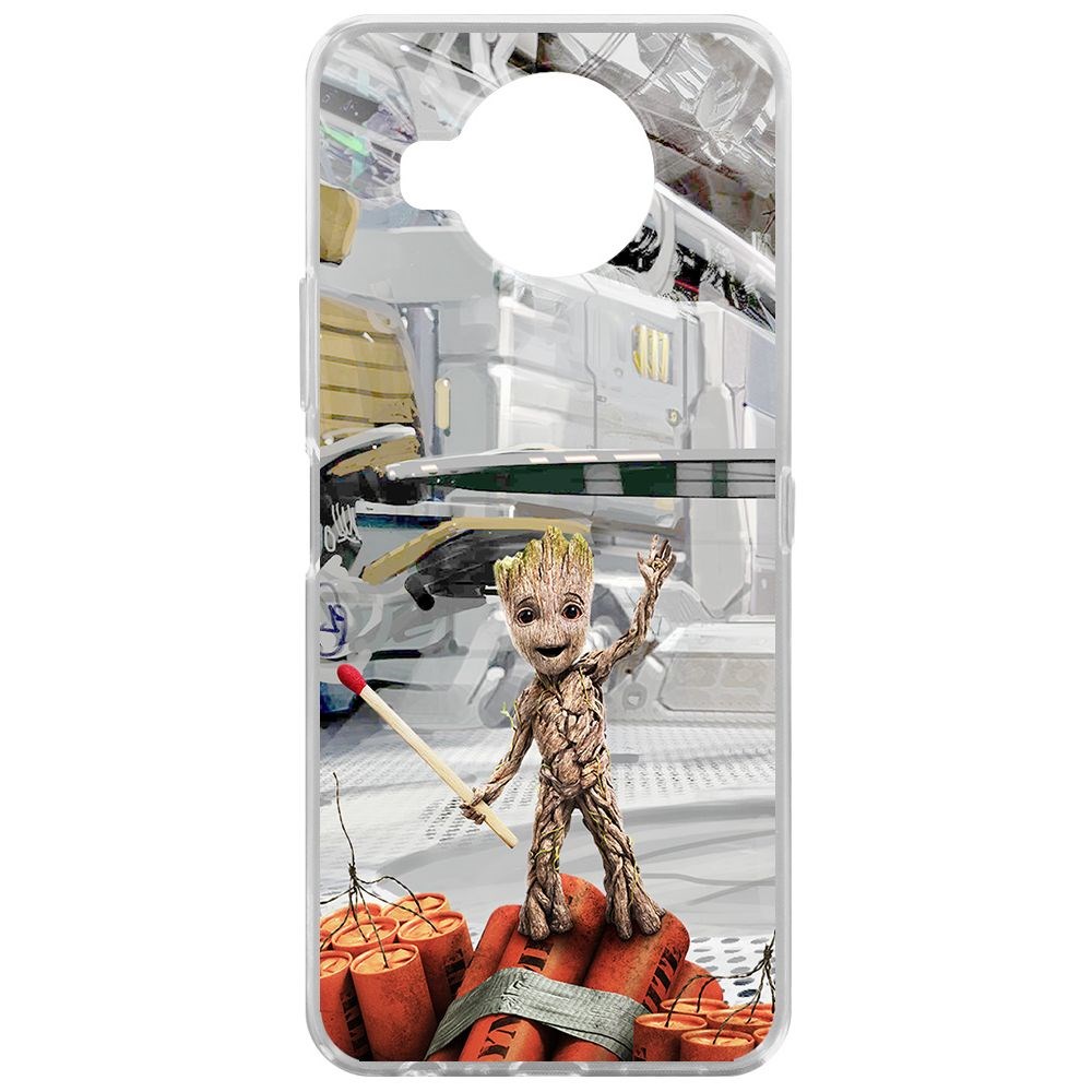 Чехол-накладка Krutoff Clear Case Стражи Галактики. Малыш Грут для Nokia 8.3 5G, Прозрачный
Чехол-накладка Krutoff Clear Case Стражи Галактики. Малыш Грут для Nokia 8.3 5G, Прозрачный