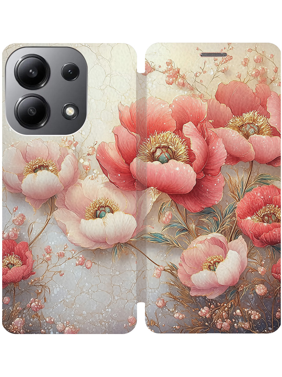 Чехол-книжка на Xiaomi Redmi Note 13 4G с принтом "Винтажные маки" золотой, Золотистый;белый;красный, 782622823
Чехол-книжка на Xiaomi Redmi Note 13 4G с принтом "Винтажные маки" золотой, Золотистый;белый;красный, 782622823