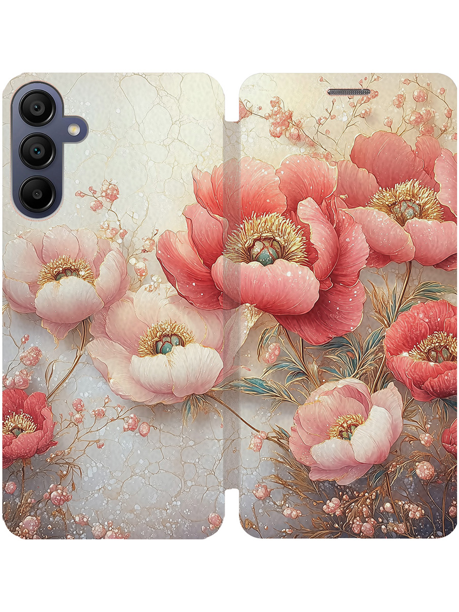 Чехол-книжка на Samsung Galaxy A15 с принтом "Винтажные маки" золотой, Золотистый;белый;красный, 780484523
Чехол-книжка на Samsung Galaxy A15 с принтом "Винтажные маки" золотой, Золотистый;белый;красный, 780484523