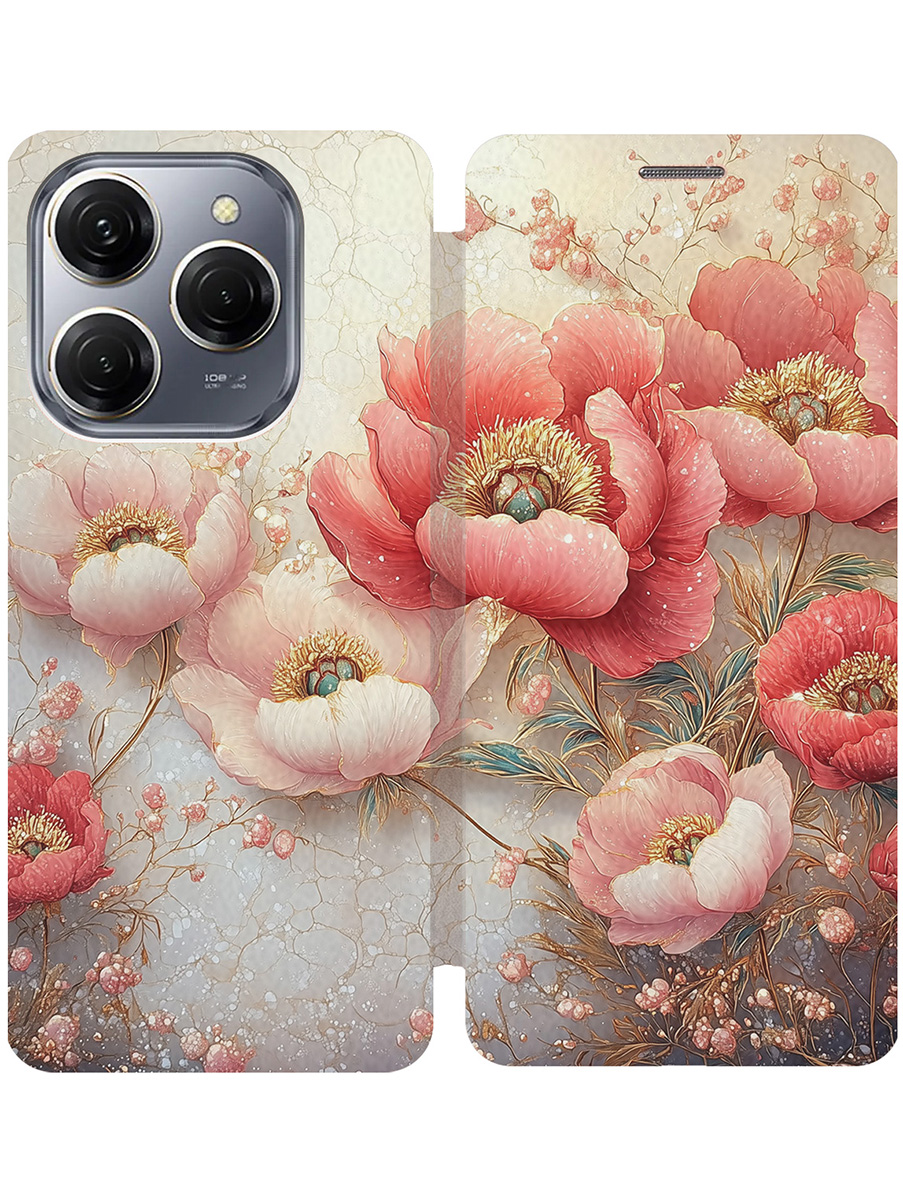 Чехол-книжка на Tecno Spark 20 Pro с принтом "Винтажные маки" золотой, Золотистый;белый;красный, 779829023
Чехол-книжка на Tecno Spark 20 Pro с принтом "Винтажные маки" золотой, Золотистый;белый;красный, 779829023