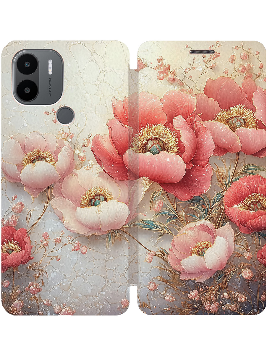 Чехол-книжка на Xiaomi Redmi A1+ / A2+ / Poco C50 / C51 с принтом "Винтажные маки" золотой, Золотистый;белый;красный, 762092123
Чехол-книжка на Xiaomi Redmi A1+ / A2+ / Poco C50 / C51 с принтом "Винтажные маки" золотой, Золотистый;белый;красный, 762092123