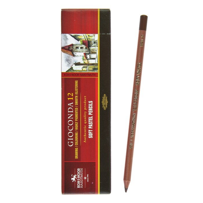 Пастель сухая в карандаше Koh-I-Noor GIOCONDA 8820/45 Soft Pastel, желто- коричневая, Коричневый
Пастель сухая в карандаше Koh-I-Noor GIOCONDA 8820/45 Soft Pastel, желто- коричневая, Коричневый