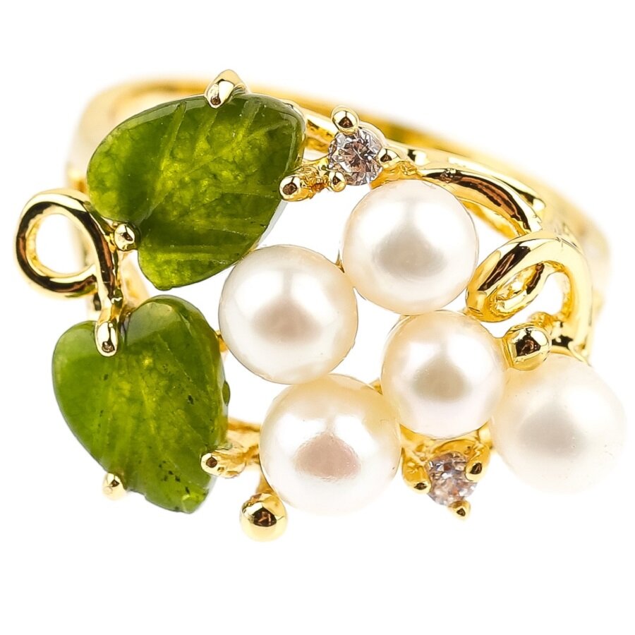 Кольцо из бижутерного сплава р. 16 Lotus Jewelry OLD_82R-02fwp-ja, нефрит/циркон, OLD_82R-02fwp-ja
Кольцо из бижутерного сплава р. 16 Lotus Jewelry OLD_82R-02fwp-ja, нефрит/циркон, OLD_82R-02fwp-ja