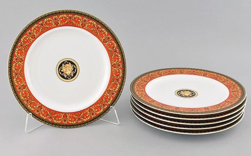 Набор сервировочных тарелок Leander Сабина Версаче фарфор, 25x25, бело-красный, 6 шт
Набор сервировочных тарелок Leander Сабина Версаче фарфор, 25x25, бело-красный, 6 шт