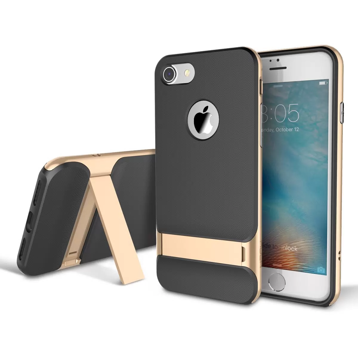 Двухкомпонентный Чехол ROCK Royce with stand Series TPU-PC для iPhone 7/8 золотистый
Двухкомпонентный Чехол ROCK Royce with stand Series TPU-PC для iPhone 7/8 золотистый