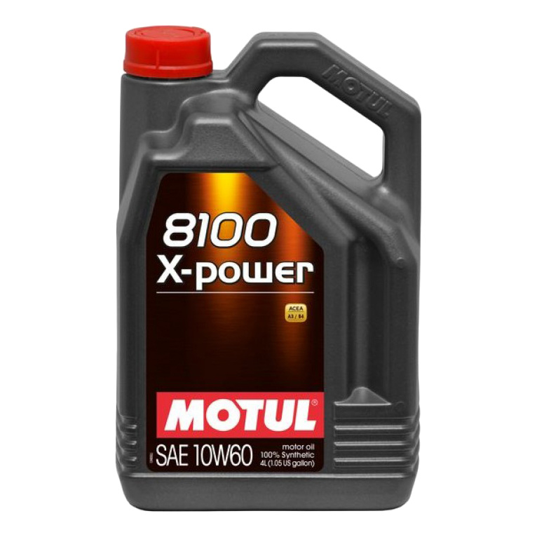 фото Моторное масло motul 8100 x-power 10w-60 4л