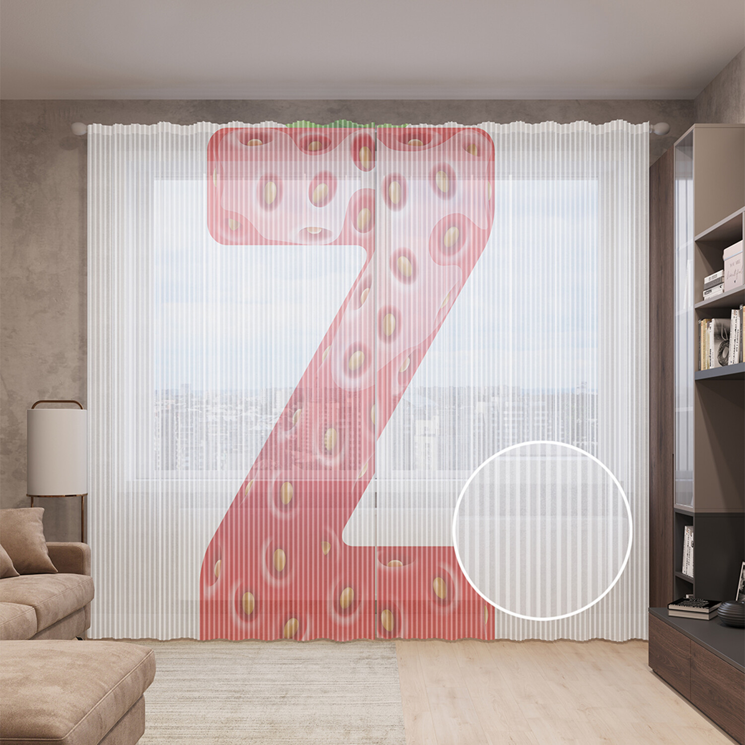 Тюль вуаль на шторной ленте с принтом JoyArty "Клубничная буква Z", 310х265 см, Клубничная буква Z
Тюль вуаль на шторной ленте с принтом JoyArty "Клубничная буква Z", 310х265 см, Клубничная буква Z