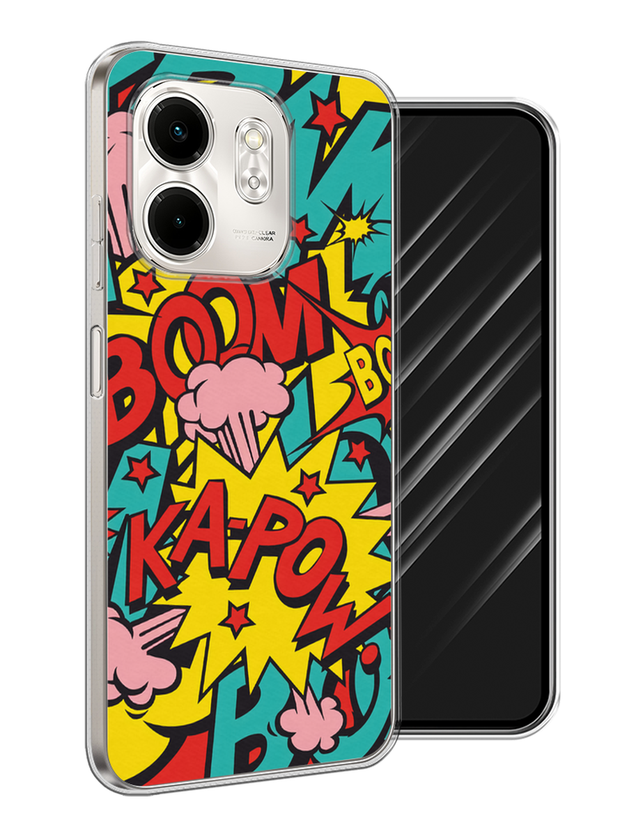 Чехол Awog на Infinix Smart 9/Hot 50i "Постер pop art", Бирюзовый;желтый;красный, 3106750-1
Чехол Awog на Infinix Smart 9/Hot 50i "Постер pop art", Бирюзовый;желтый;красный, 3106750-1