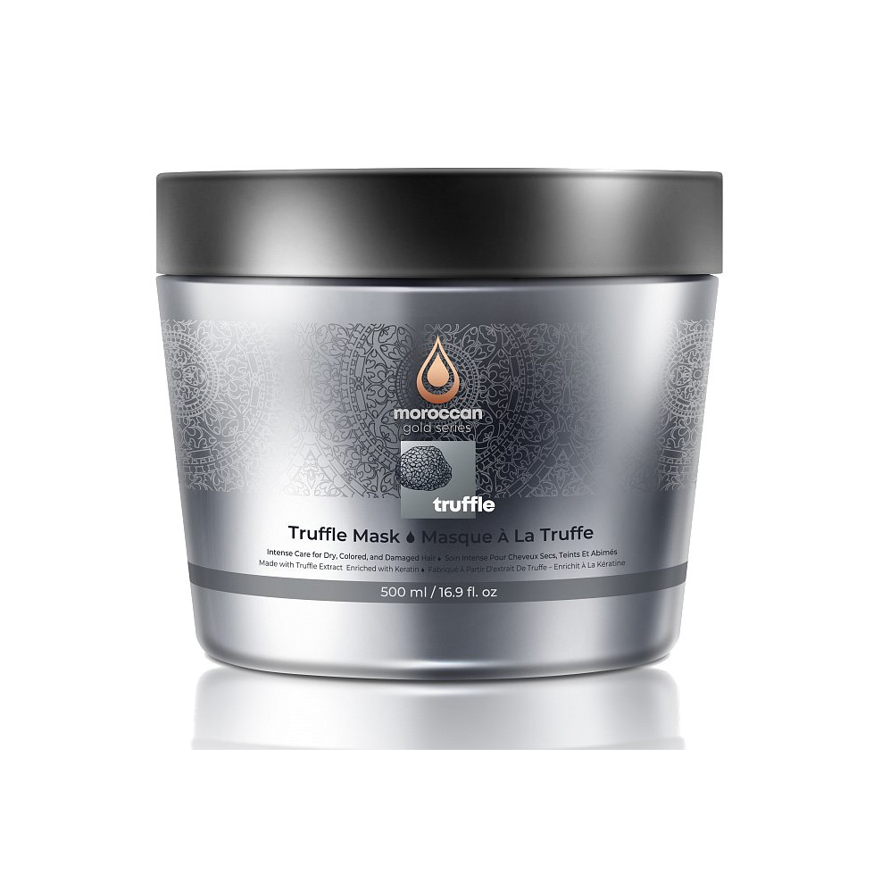 Маска для питания волос с экстрактом трюфеля Truffle Mask Moroccan Gold Series 500 мл
Маска для питания волос с экстрактом трюфеля Truffle Mask Moroccan Gold Series 500 мл