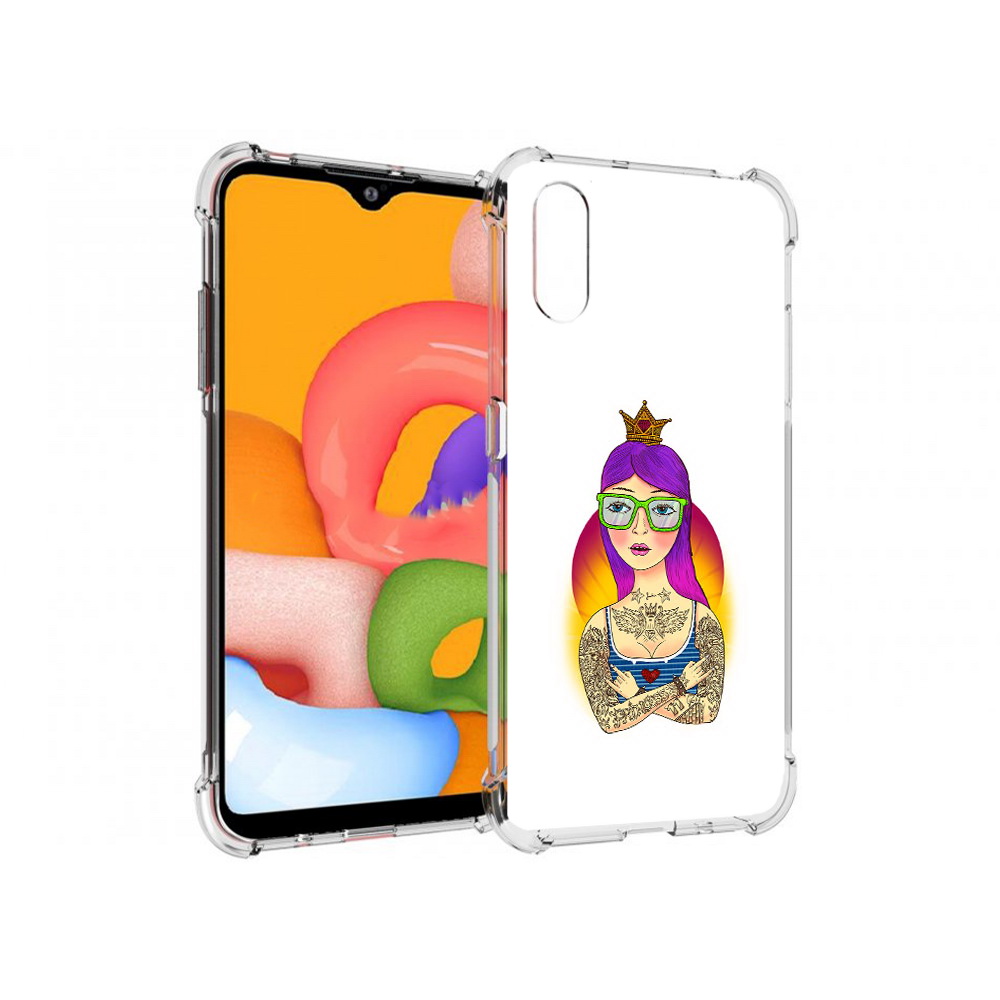 Чехол MyPads Tocco для Samsung Galaxy A01 девушка в татуировках с короной, Прозрачный, Tocco
Чехол MyPads Tocco для Samsung Galaxy A01 девушка в татуировках с короной, Прозрачный, Tocco