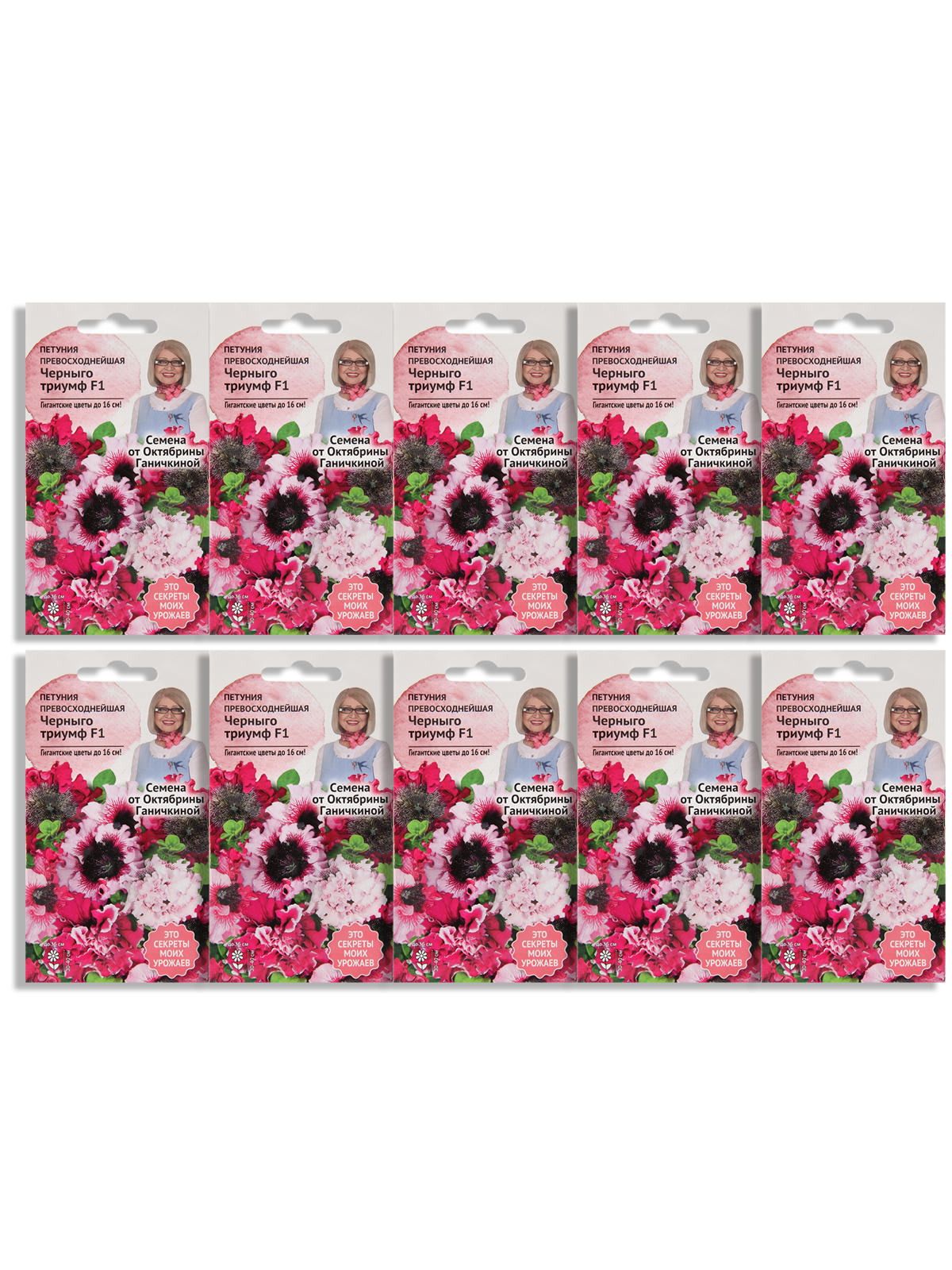 Семена набор петуния Семена от Октябрины Ганичкиной Черныго триумф F1 N04776-AGS 10 уп., Черныго триумф F1 
Семена набор петуния Семена от Октябрины Ганичкиной Черныго триумф F1 N04776-AGS 10 уп., Черныго триумф F1