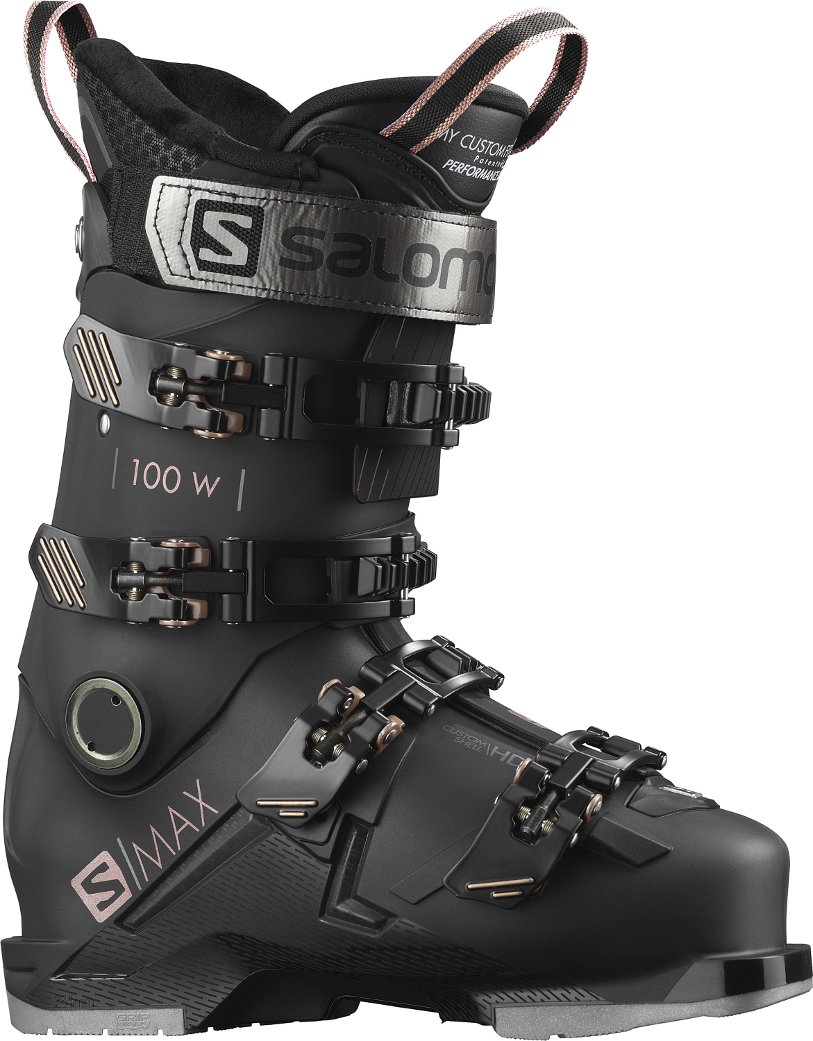 фото Горнолыжные ботинки salomon s/max 100 w gw 2022 black, 25 см