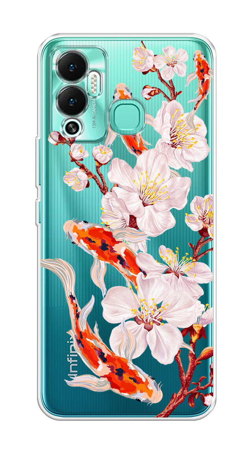 Чехол на Infinix Hot 12 Play "Карпы и сакура", Оранжевый;розовый;бежевый;прозрачный, 3101750-1
Чехол на Infinix Hot 12 Play "Карпы и сакура", Оранжевый;розовый;бежевый;прозрачный, 3101750-1