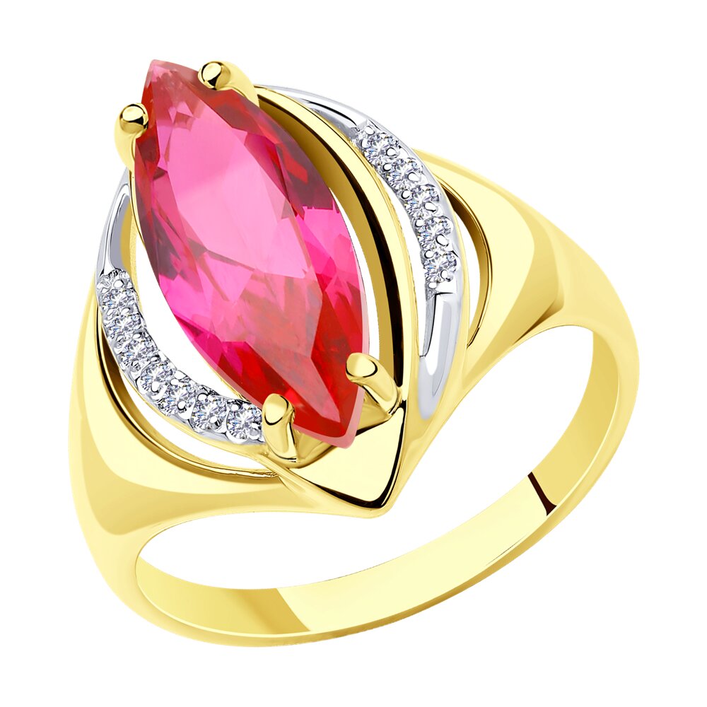 Кольцо из золота р. 18,5 Diamant 53-310-00962-2, корунд искусственный\фианит, 53-310-00962-2
Кольцо из золота р. 18,5 Diamant 53-310-00962-2, корунд искусственный\фианит, 53-310-00962-2