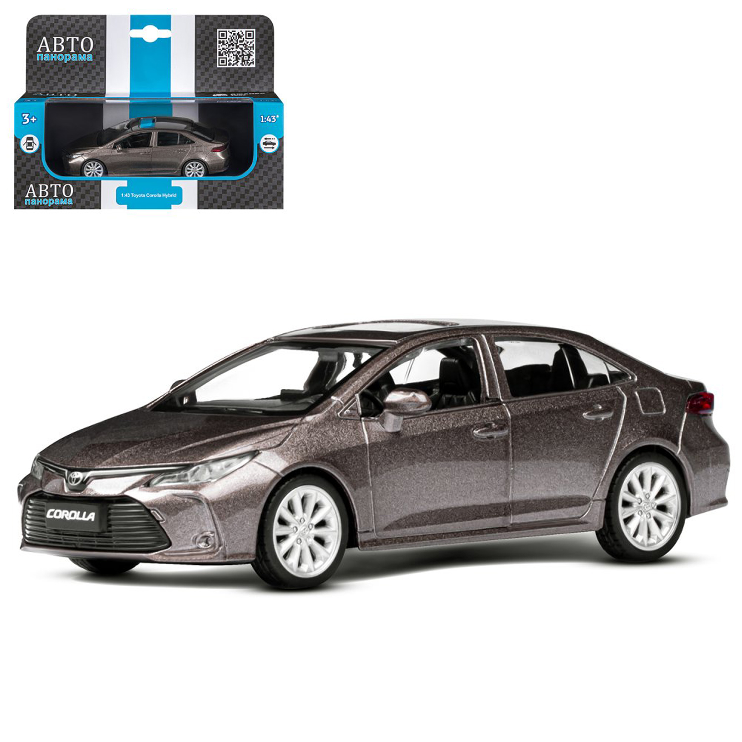 Машинка металлическая инерционная Автопанорама Toyota Corolla Hybrid, М1:43, JB1251559, Серый
Машинка металлическая инерционная Автопанорама Toyota Corolla Hybrid, М1:43, JB1251559, Серый
