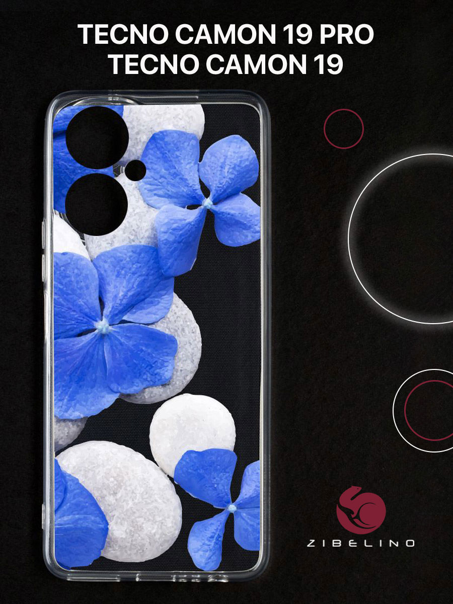 Чехол для Tecno Camon 19, Tecno Camon 19 pro с защитой камеры, с принтом синие лепестки, Прозрачный, ZUTCP-TCN-19
Чехол для Tecno Camon 19, Tecno Camon 19 pro с защитой камеры, с принтом синие лепестки, Прозрачный, ZUTCP-TCN-19