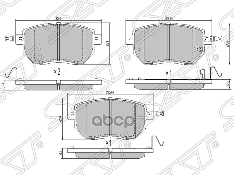 Колодки Тормозные Перед Infiniti Fx45/35 S50 -2006/ Nissan Murano Z50 Sat арт. STD1M601AA0
Колодки Тормозные Перед Infiniti Fx45/35 S50 -2006/ Nissan Murano Z50 Sat арт. STD1M601AA0