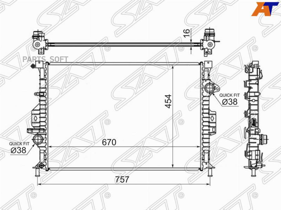 Радиатор Ford C-Max 10-/Ford Focus Iii 1,6T/Ford Galaxy 06-/Ford Kuga 08-/Ford Mondeo I
Радиатор Ford C-Max 10-/Ford Focus Iii 1,6T/Ford Galaxy 06-/Ford Kuga 08-/Ford Mondeo I