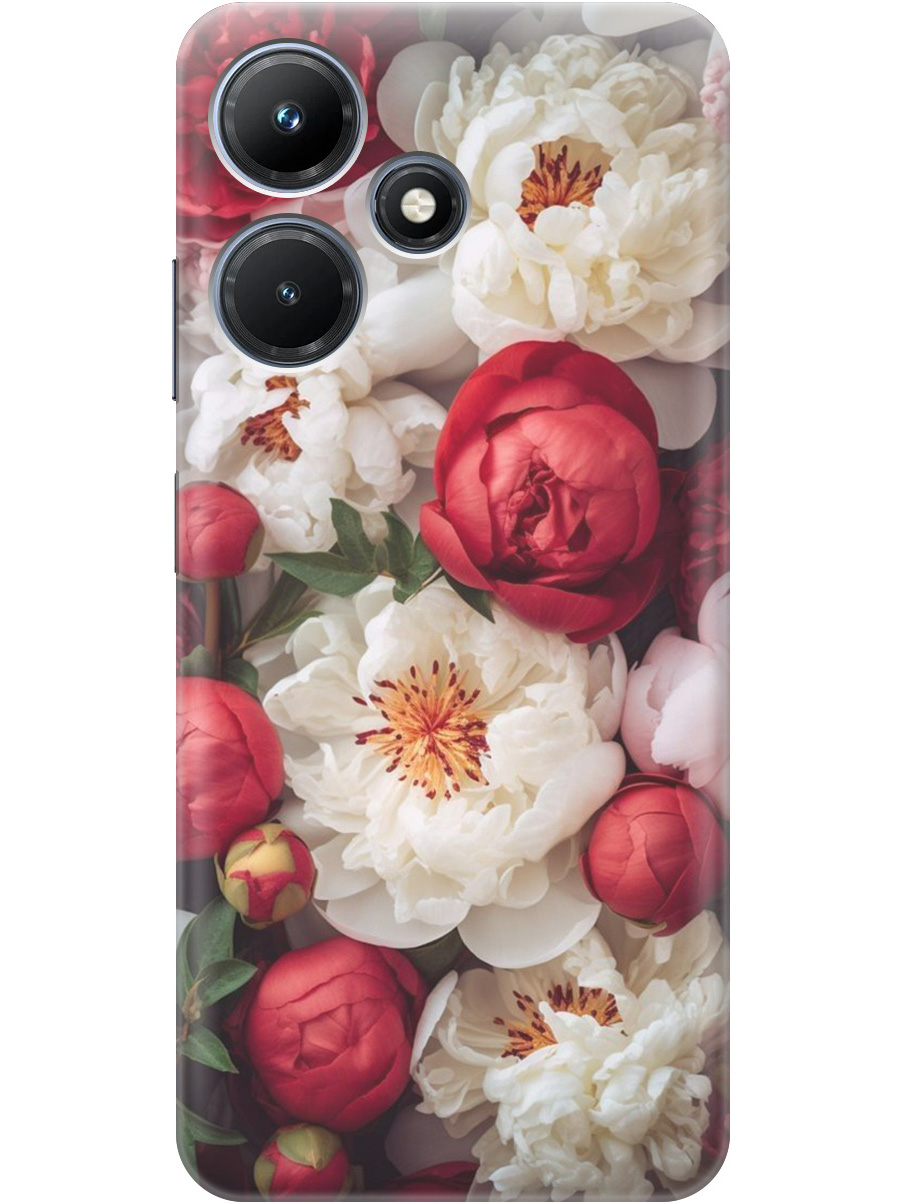 Силиконовый чехол на Infinix Hot 30i с рисунком "Красно-белые пионы", Белый;красный, 20001108
Силиконовый чехол на Infinix Hot 30i с рисунком "Красно-белые пионы", Белый;красный, 20001108