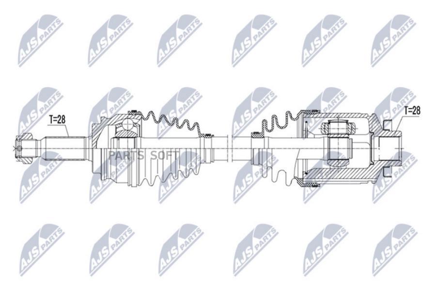 Полуось Передняя Правая Caliber/Compass/Patriot 2007-2012 1.8/2.0/2.4L Fwd Automatic Cvt T
Полуось Передняя Правая Caliber/Compass/Patriot 2007-2012 1.8/2.0/2.4L Fwd Automatic Cvt T