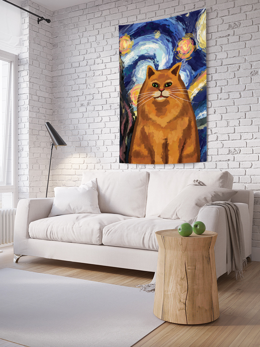 Вертикальное фотопанно на стену JoyArty Звездная ночь и котик 150x200 см, Звездная ночь и котик
Вертикальное фотопанно на стену JoyArty Звездная ночь и котик 150x200 см, Звездная ночь и котик